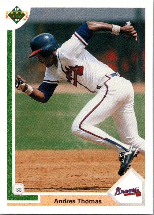 1991 Upper Deck #384 Andres Thomas