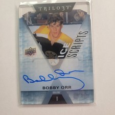 Bobby Orr Auto Trilogy Ice Scripts 2016-2017