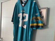 Vtg Jacksonville Jaguars NFL Top Jersey Maurice Jones Drew #32 XL 100% nylon 
