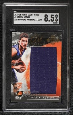 2015 Court Kings Art Nouveau Jerseys 177/299 Devin Booker SGC 8.5 Rookie RC 0b3o