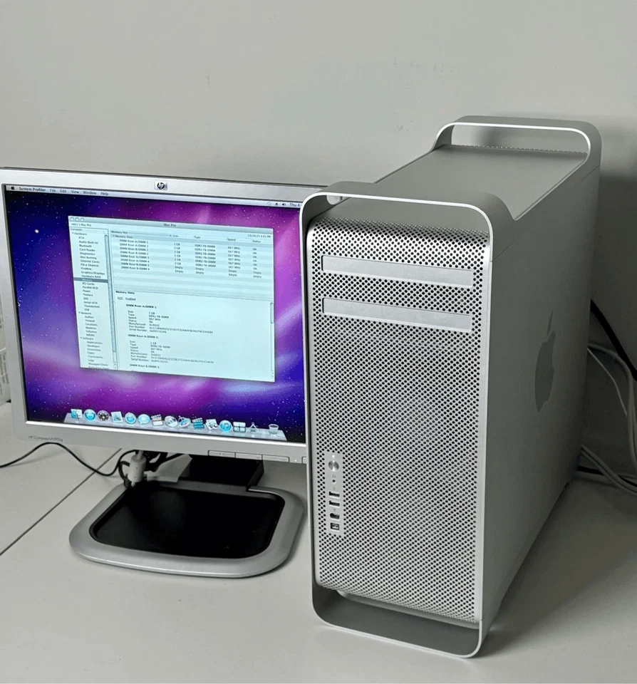 2010 Apple Mac Pro Tower Dual Core Intel Xeon 1TB HDD 12GB RAM 667MHz Mac OS X - Image 2 of 4