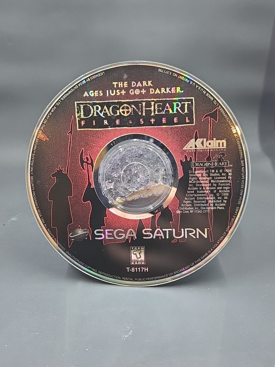 Dragonheart: Fire & Steel (Sega Saturn, 1996) - Disc Only TESTED / Working