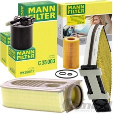 MANN FILTER INSPEKTIONSPAKET passend f&uuml;r MERCEDES C/E KLASSE W/S204 212 GLK X204