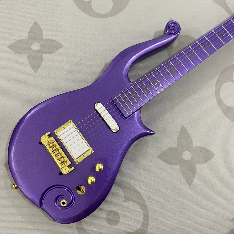 Purple Prince Symbol Cloud Electric Guitar Maple Neck 22frets - Image 4 of 4