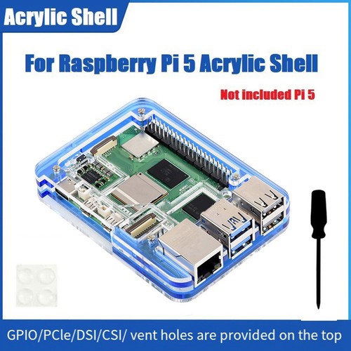 Acrylic Case for 5 Transparent+ Acrylic Supports the Installation of5007 - Afbeelding 3 van 7