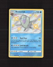 Carta Pokemon rara Arctovish SV037/SV122 Shining Fates Shiny Holo quasi nuova
