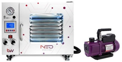 0.9CF BVV Neocision Lab Certified Vacuum Oven V4D 4CFM 2 Stage Pump Kit