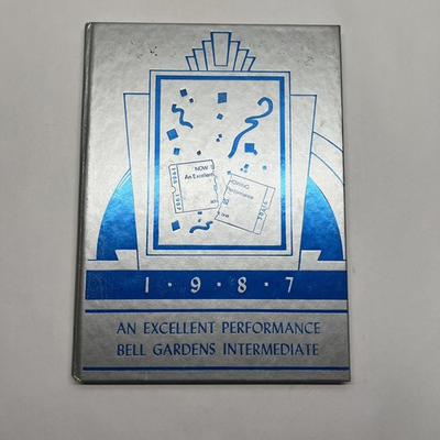 #ad 1987 Bell Gardens High School Yearbook .California CA $63.11