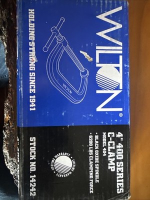 Wilton 404 C-Clamp, 4-1/4'', Steel, Reg. Duty, 6200 Lb. Stock#14242