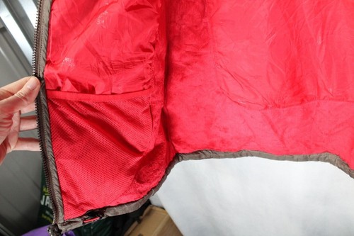 JACK WOLFSKIN Giacca Donna L UK 16 Flexshield Isolata Grigio e Rosso Prezzo consigliato £180 - Foto 14 di 22