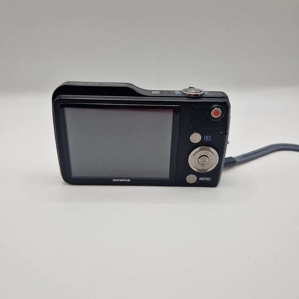 Olympus VG-170 Camera 14MP Digital Compact CCD Sensor Digicam Tested Black Boxed - Image 3 of 4