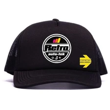 RETRO AUTOTEK x MOMO Black Trucker Hat