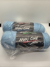 Maxi-Cord Macrame Twisted 6mm Craft Country Lt Blue 100 Yards Vintage USA (2)