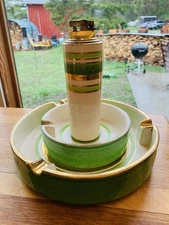 VTG MCM Bitossi Lounge Cigar Ashtray Set Of 4. Made In Italy