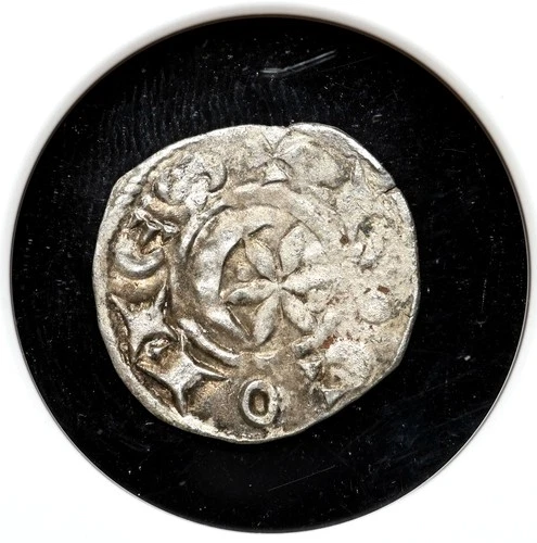 FRANCE, Provence. Raymond V-VII, 1148-1249, Silver Denier, NGC XF45