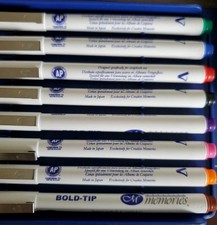 Creative Memories Bold  Fine Tip Pen Set Lot 20 Scrapbook Markers Japan
