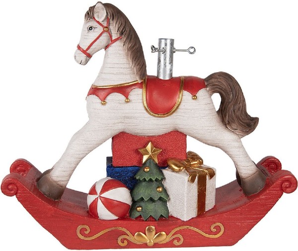 Clayre & Eef 5MG0095 WeihnachtsbaumstäNder 73X21X61 Cm Weiß-image