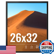LaVie Home 26x32 Picture Frame for Wall Display, 26x32 Black Picture Frame with