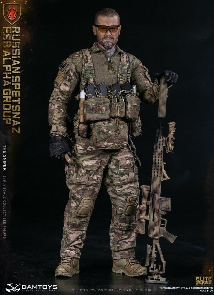 1/6 Scale Russian Spetsnaz FSB Alpha Group - The Sniper - MINT IN