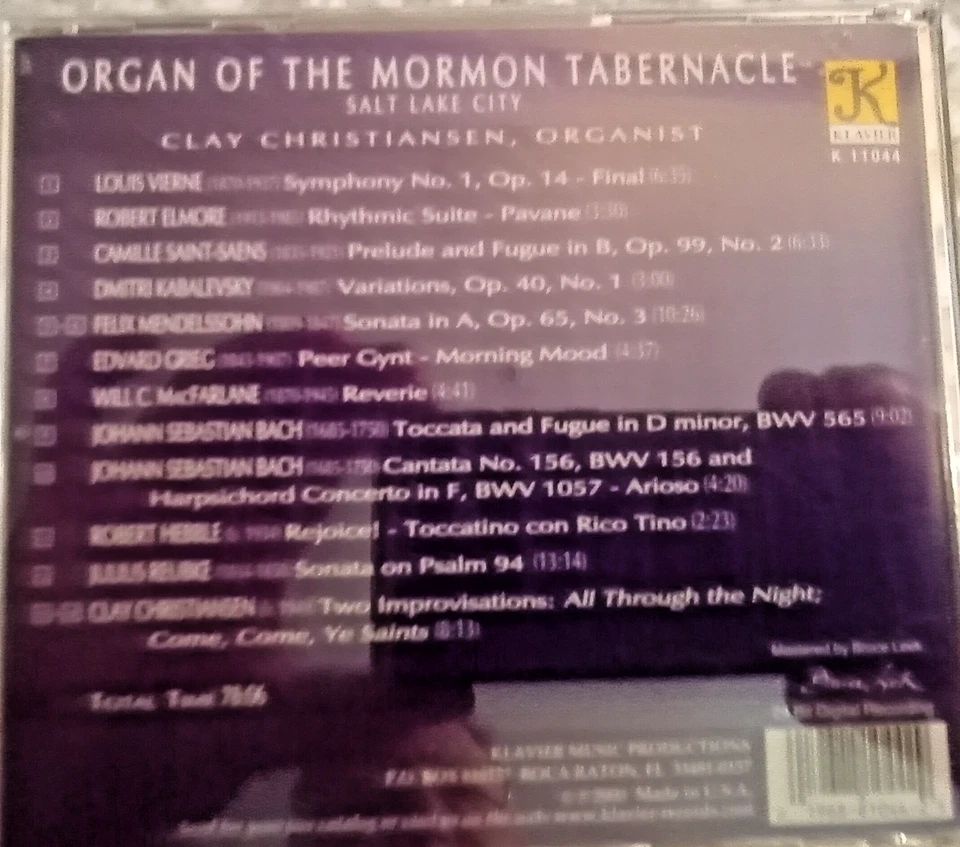 Mormon Tabernacle Choir 3 CD Lot NMtoM wCmpltPackg Rock of Ages + ORGAN Foto 4 de 4