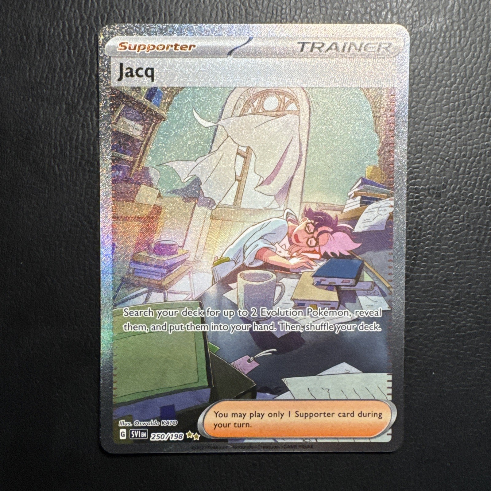 Pokémon TCG Jacq 250/198 Scarlet & Violet Base Set Holo M/NM 🔥