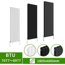 Designer Radiator Horizontal Vertical Oval Column Flat Panel Traditional Heating