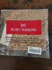 Ruby Ribbon Allure Brief In Butterscotch Size Large New In Package