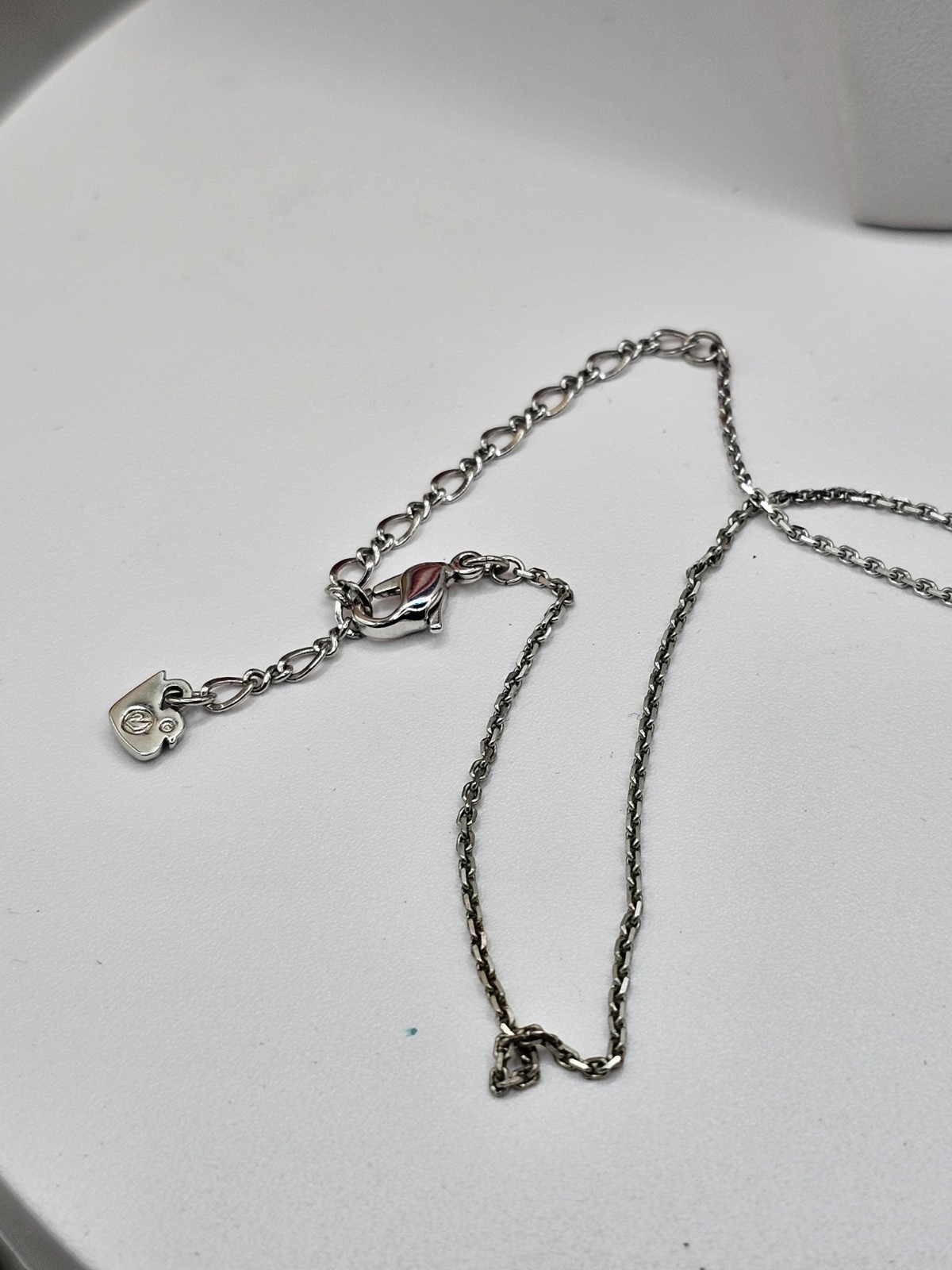 Swarovski Signed Interlocking double Heart Pendan… - image 7