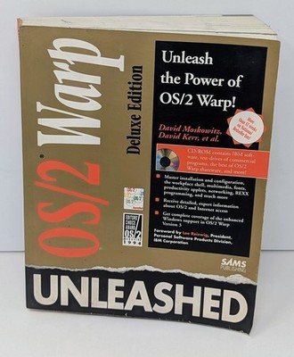 Os/2 Warp Unleashed - Book & CD-ROM - David Moskowitz - SAMS Publishing!