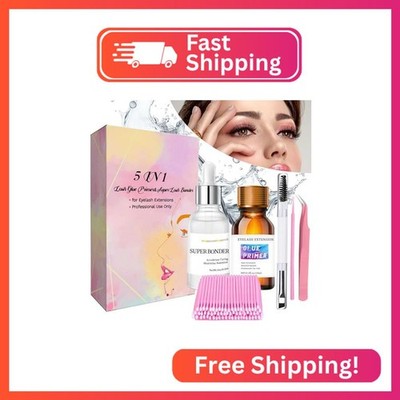 QUKLOGEN Super Lash Bonder Lash Glue Primer for Eyelash Extensions Kit Instant C