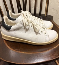 Women  s Isabel Marant White Sneaker Size 37 with Black Heel