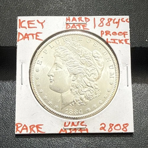 1884 CC BU GEM MORGAN SILVER DOLLAR UNC MS+++ PL U.S. Proof Like COIN 2808