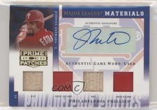 2005 Donruss Prime Patches Quad Swatch Signatures /100 Johnny Estrada Auto 7ut