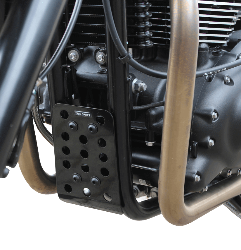 Motorschutz Bugspoiler schwarz passend für Triumph Thruxton 2004-2016