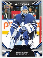 Erik Kallgren, 2022-23 Upper Deck MVP, #245, Toronto Maple Leafs, RC