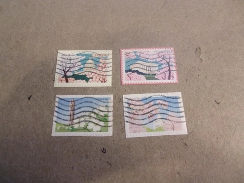 USA Used, 2015 Issue, Forever Gifts of Friendship (Set of 4) Scott #4982-85.