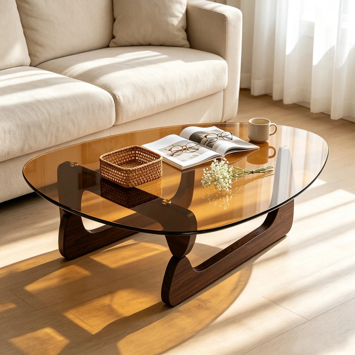 Glass Mid-Century Modern Coffee Tables for sale | eBay