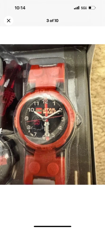 全新乐高星球大战手表 (9001932) 达斯·摩尔手表 + 迷你 + 光剑 — 第 2/4 张图片