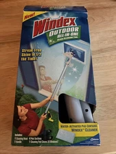 Windex Outdoor All In One Glass Window Cleaner Tool Starter Kit New