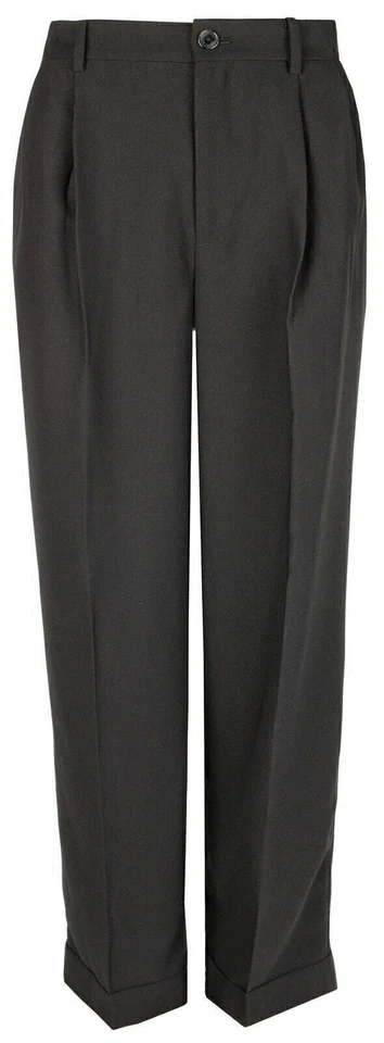 Ralph Lauren Women's Plus Size Pleated Crepe Trouser Pants