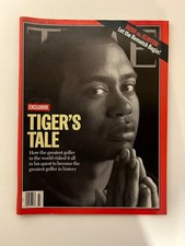 TIME August 14 2000 Tiger Woods Golf 1ST Cover NO LABEL NEWSSTAND!! EXCELLENT