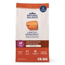 Natural Balance LID Salmon Sweet Potato Small Breed Dog Food 4 Pound Bag