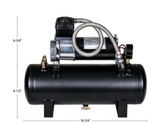 Heavy Duty 12v 140 Psi Air Compressor Motor Tank Kit For Train Horn Off Road Heavy Duty 12v 140 Psi Air Compressor Motor Tank Kit For Train Horn Off Road