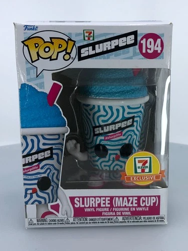 Funko Pop Slurpee Maze Cup 194 Exclusive 7 Eleven 2022 DAMAGED BOX SEE PICS