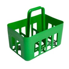 cestello portabottiglie porta bottiglie 6 posti cestino ics vetro vino latte