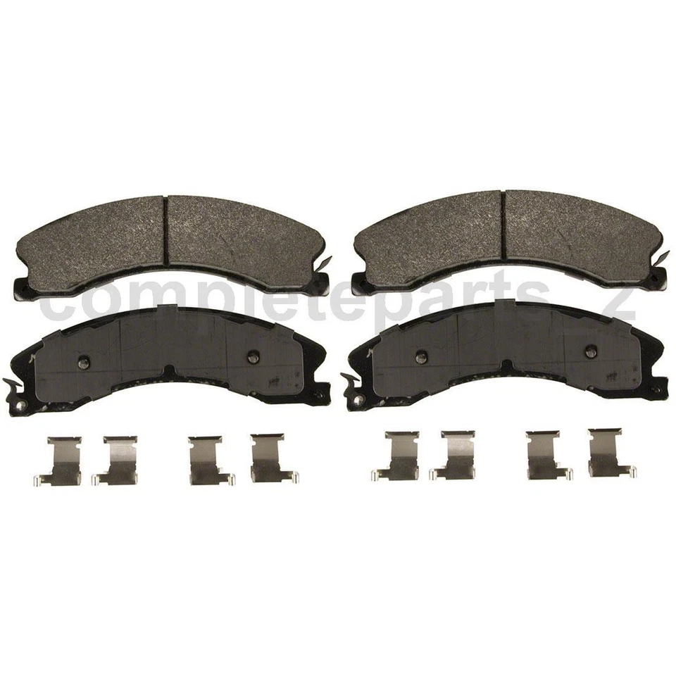 Juego de 2 pastillas de freno delanteras traseras zapatas de freno de estacionamiento para GMC Sierra 2500 HD 6,0 L 6,6 L Foto 4 de 4