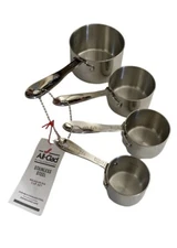All-Clad Heavy Gauge Stainless Steel Measuring Cup Classic Saucepan Design