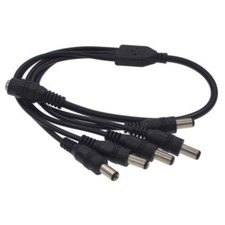 5 Way Daisy Chain Cable For Electric Guitar Effect Pedal Power Supply Cord Lead