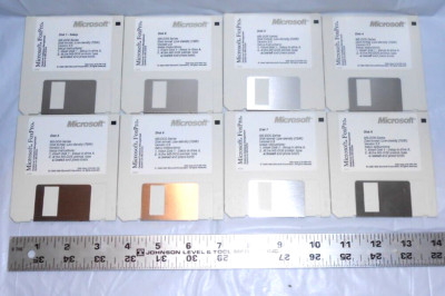 Fox Pro 1993 Floppy 3.5 inch disk Set of 8 Untested Disk Microsoft Vintage