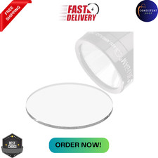 Glass Lens for Maglite C or D Cell Full Size Flashlights Upgrade - Tempered Glas